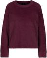 Weicher Langarm-Pullover 42 - Bordeaux