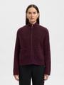 SLFSIA RAS LS KNIT ZIPPER CARDIGAN NOOS L Locker geschnitten - Fig