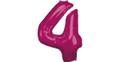 Folienballon 4, pink