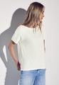 Shirt in Unifarbe 36 - Off White