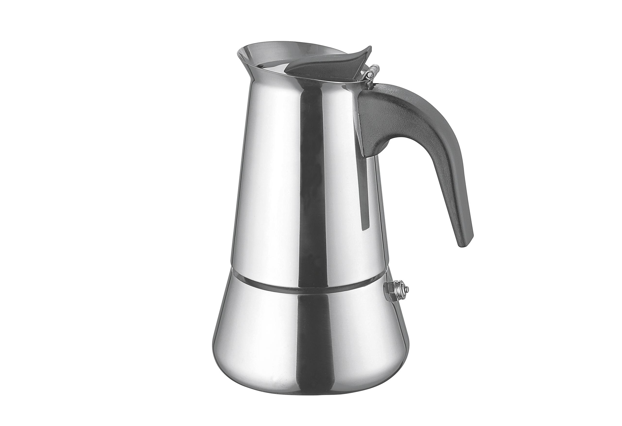 Espressokocher 4 Tassen Edelstahl