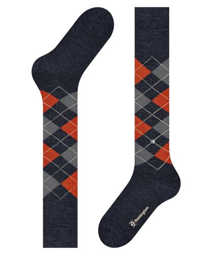 Burlington Melange Edinburgh Herren 40-46 - Eisblau