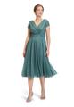 Cocktailkleid 44 Ausgestellt - Green/grey