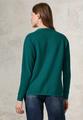Strukturmix Dolman Pullover XL - Petrol Green