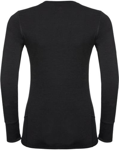 ODLO Damen Langarm Shirt BL TOP crew neck l/s MERINO 200 L in Weiß