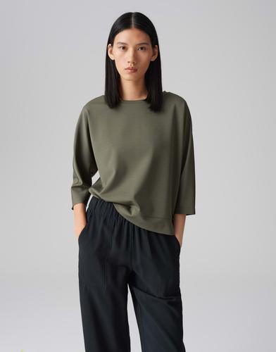 Sweatshirt "Salane" - Oliv / 40