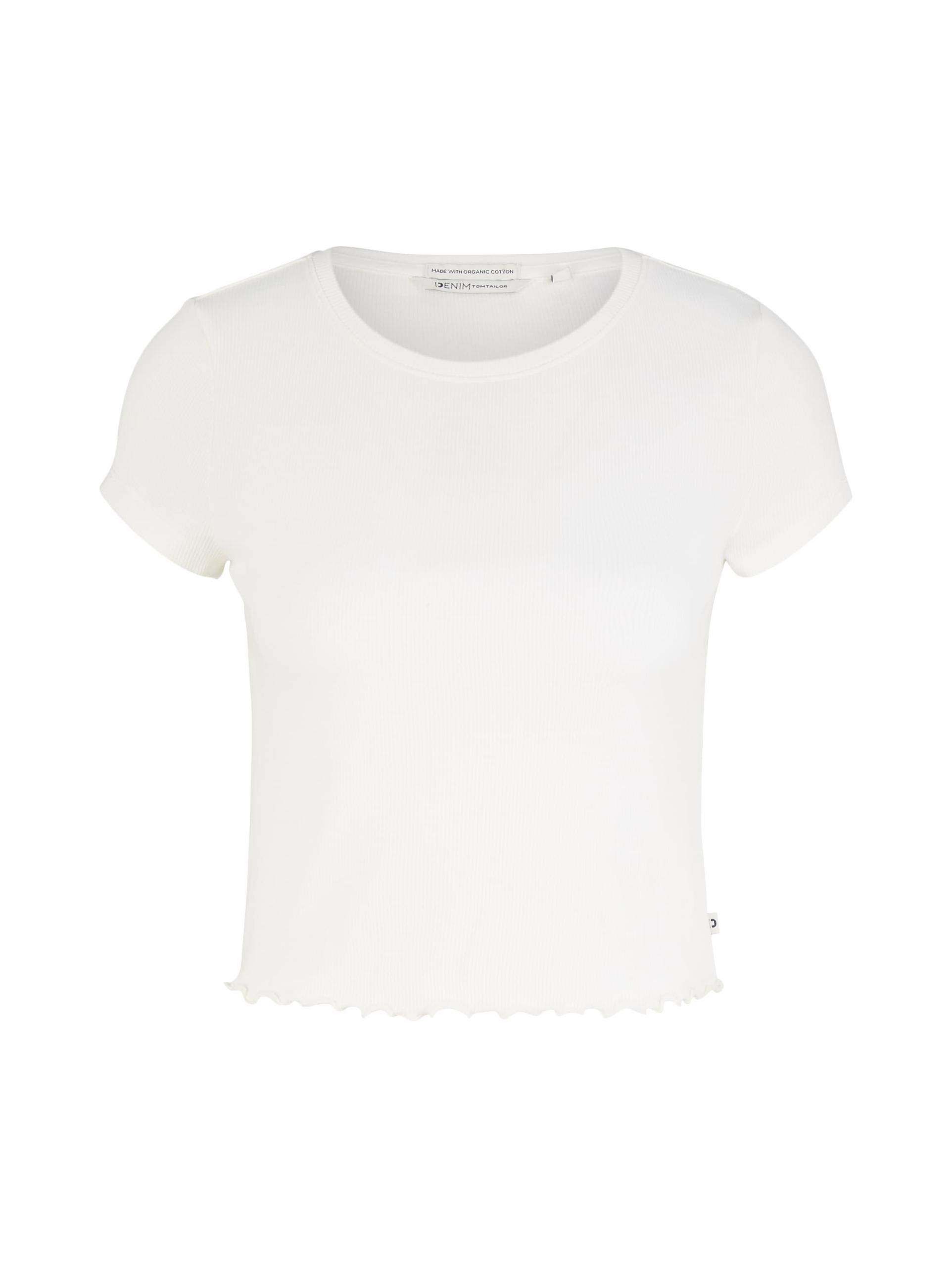 Cropped T-Shirt XL Cropped Fit - Gardenia White