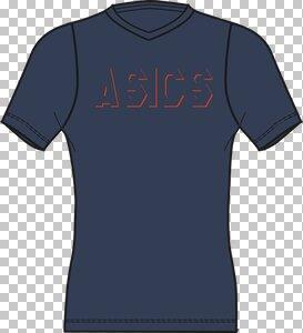 ASICS Herren Hemd LOGO TOP L in Grau
