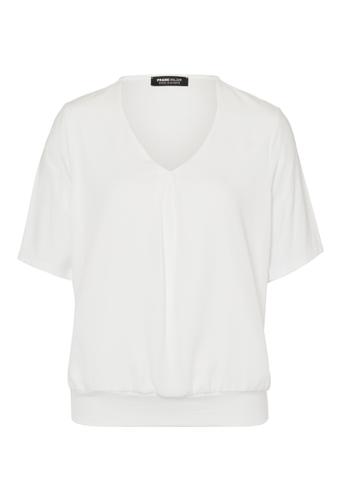 Blusenshirt NOS im Materialmix 42 - Ecru