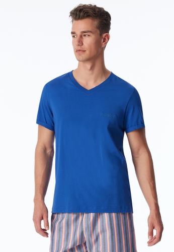 T-shirt V-Ausschnitt 50 - Indigo