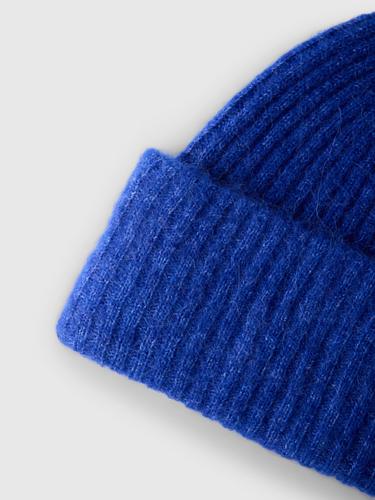 SLFLULU WOOL BLEND KNIT BEANIE NOOS ONE SIZE - Dazzling Blue