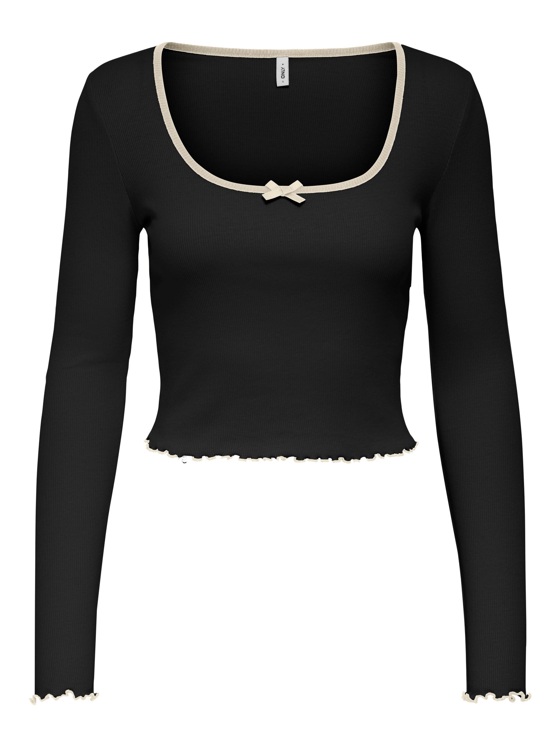 ONLLAILA L/S TOP JRS M Normal geschnitten - Black
