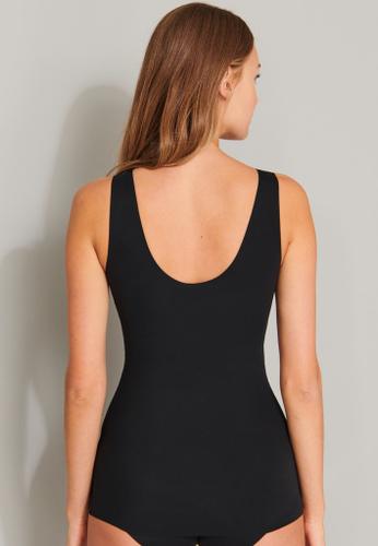 Top mit Pads Schwarz 40