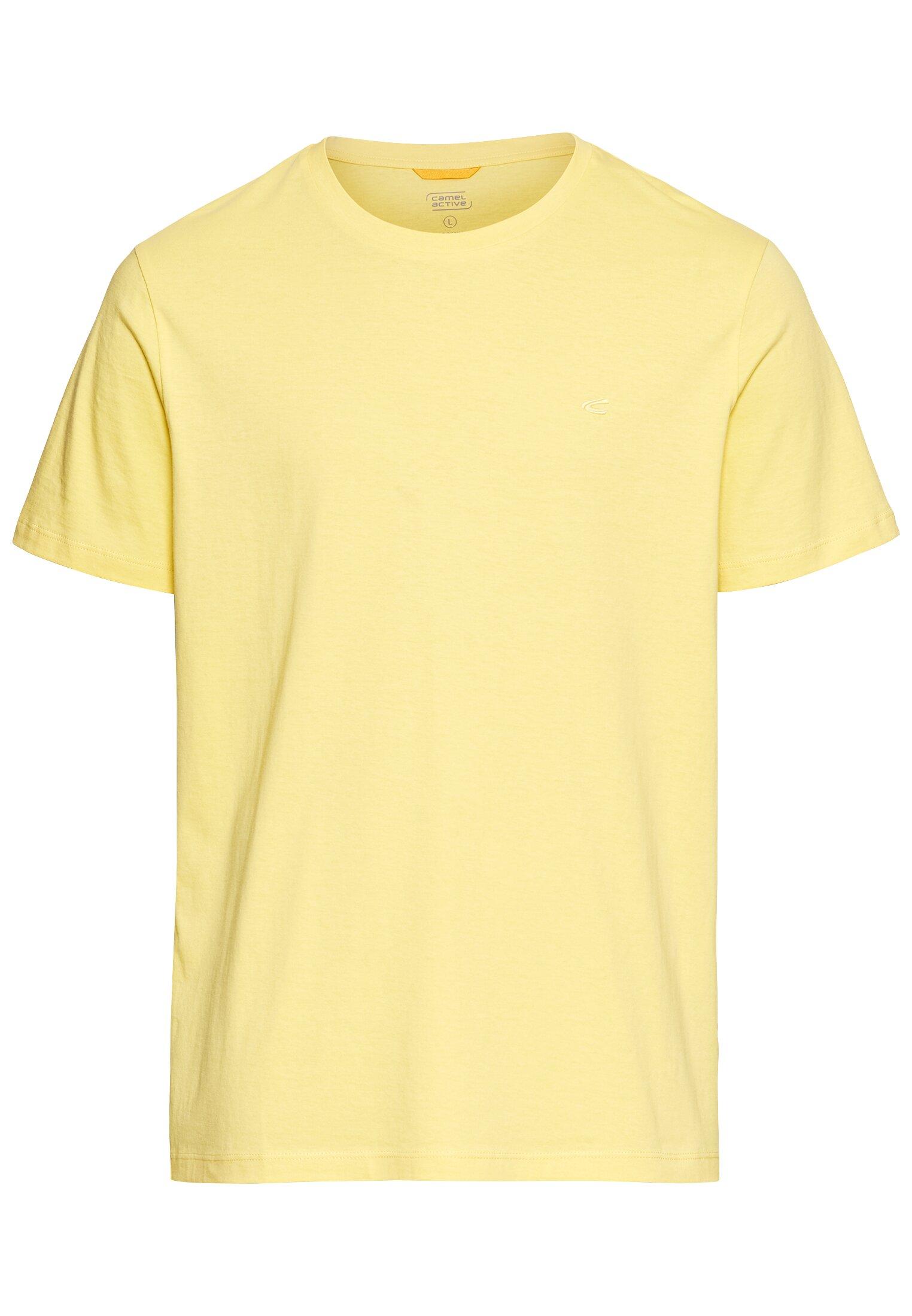 Basic T-Shirt aus reiner Baumwolle M Regular Fit - Dusty Citron