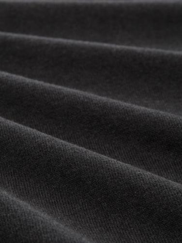 Strickpullover aus Baumwolle XXL Regular Fit - Black Grey Melange