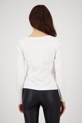 Langarmshirt mit Leopardenmuster 36 - Off-white