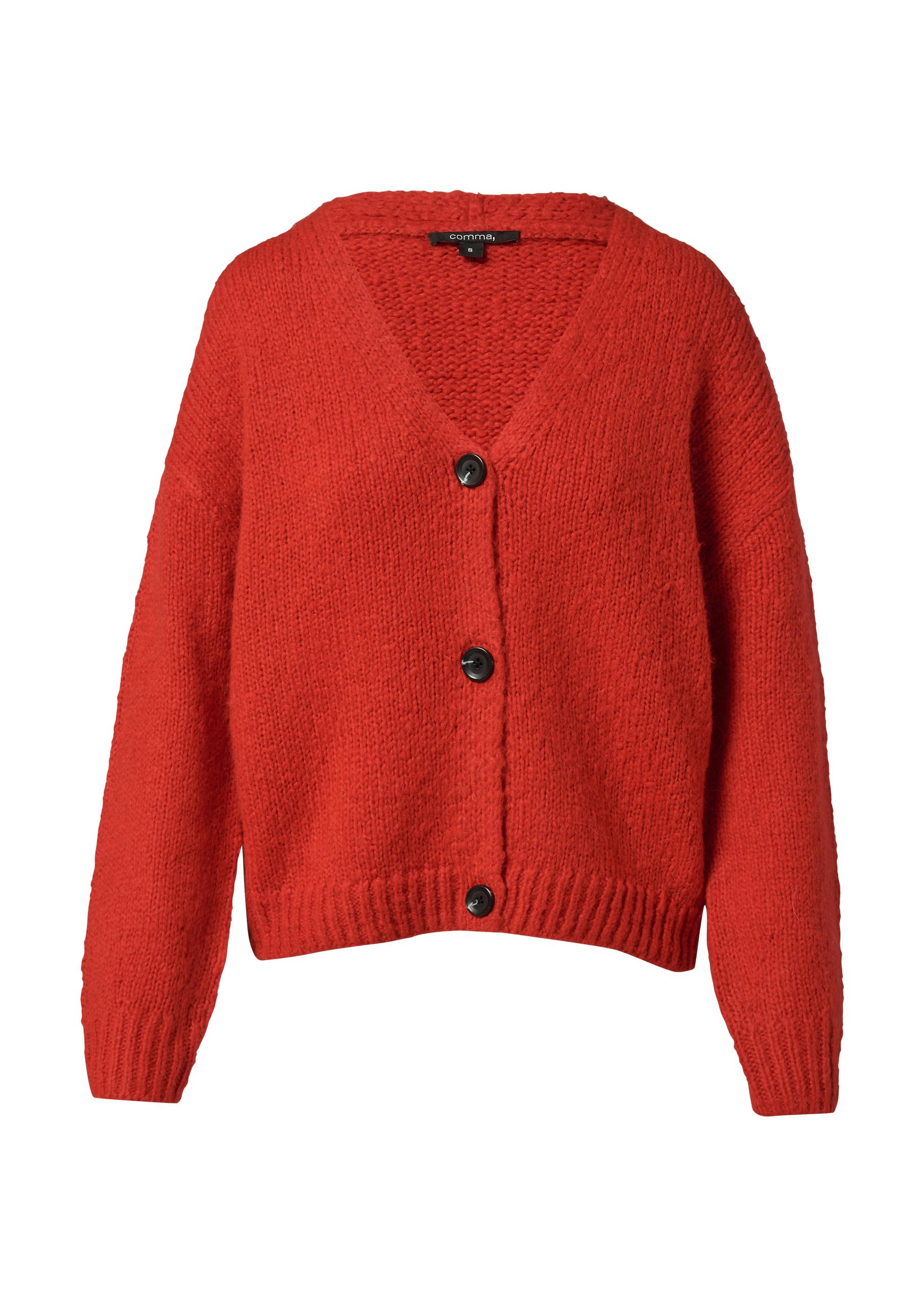 Strickjacke XS - Rot