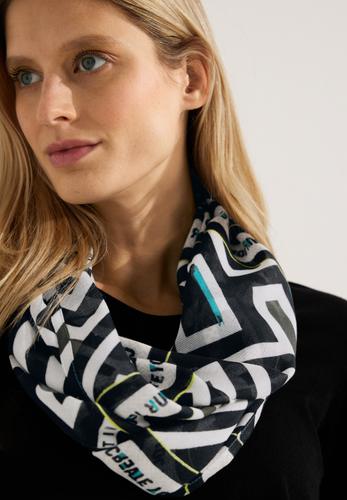 Print Loopschal A - Black