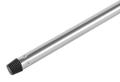 Besenstiel verchromt mit Gewinde 130cm