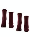 FALKE Happy 2-Pack Damen Rot 39-42