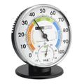 TFA Dostmann Analoges Thermo-Hygrometer mit Metallring