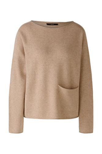Pullover Wollmischung Braun 34