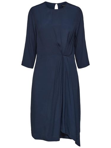 SLFKIARA 3/4 SHORT DRESS B 36 - Dark Sapphire