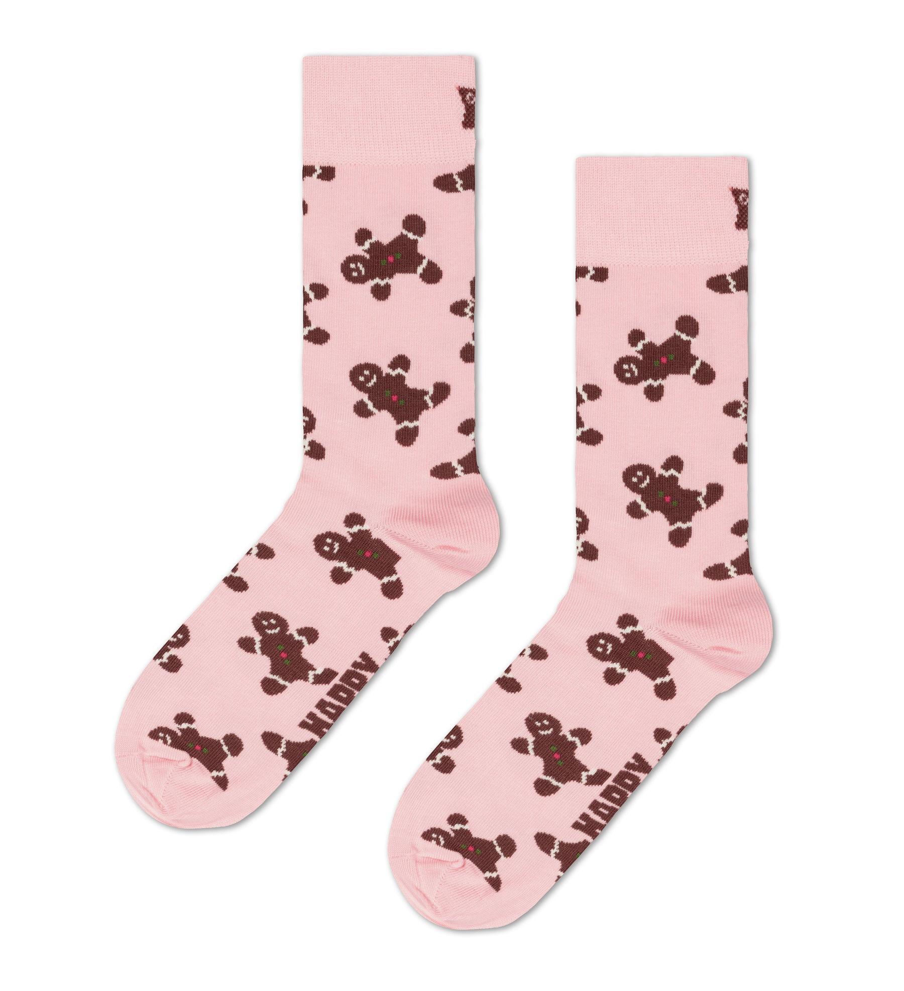 Lebkuchen Socken (unisex) - Rosa / 36-40