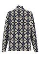 Bluse ELEMENTS mit Allover-Print 38 - French Blue/ink/sand