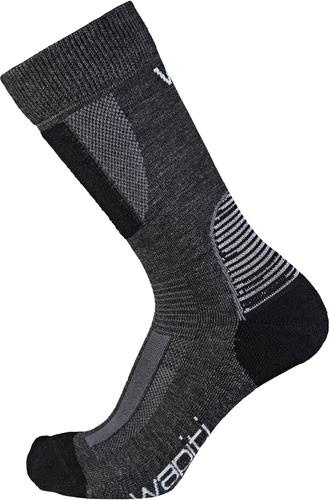 WAPITI Herren Socken Wandersocken S09 Merino Seide 42-44 in Grau