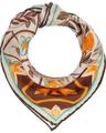 Nickituch Seidentuch mit sommerlichem Zitronen-Design OS - Tiger's Eye
