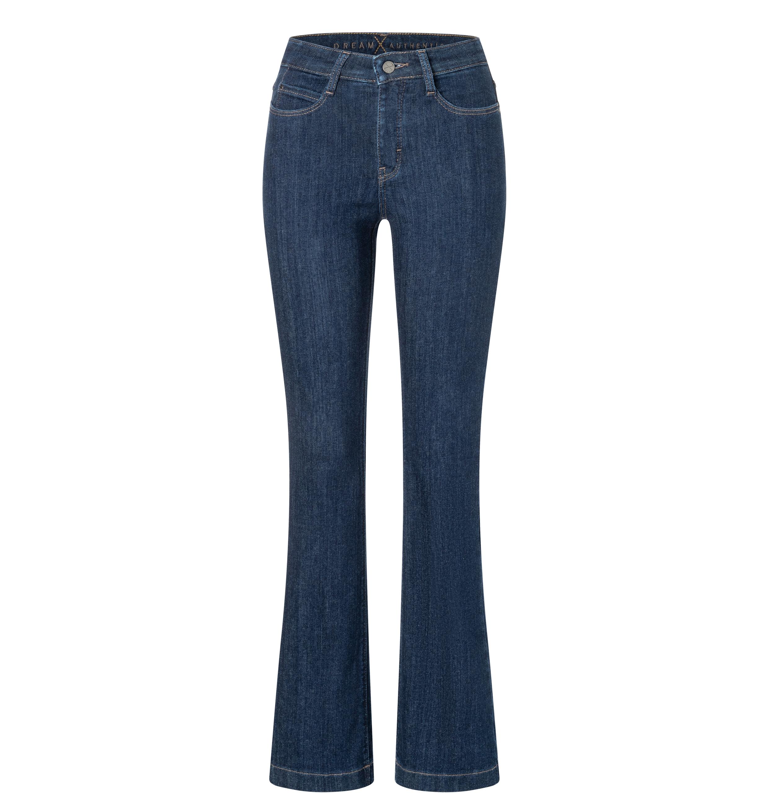 MAC JEANS - DREAM BOOT, Authentic mega flex 34/30 Flared Fit - Blau