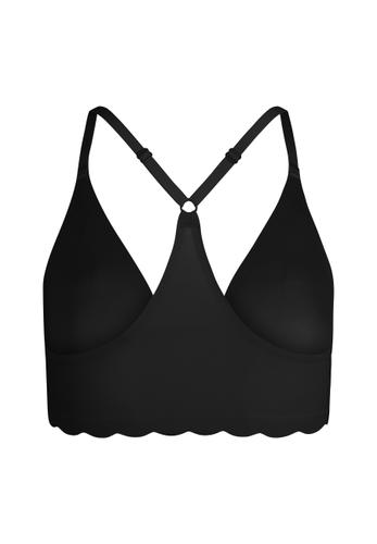 Da. Front-Closure BH B - Black