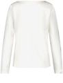 Langarmshirt mit platziertem Print 46 Figurumspielend - Offwhite Gemustert