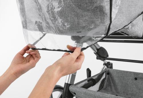Regenschutz RainCover Classic für Kombi-Kinderwagen mit Reißverschluss