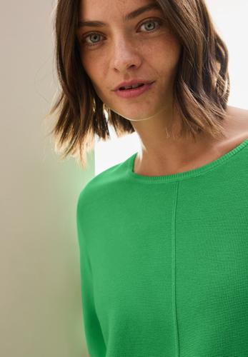 Strukturpullover L - Iced Neon Green