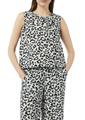 Bluse 34 - Grau|mehrfarbig