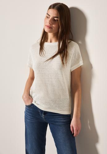Struktur-T-Shirt M - Vanilla White