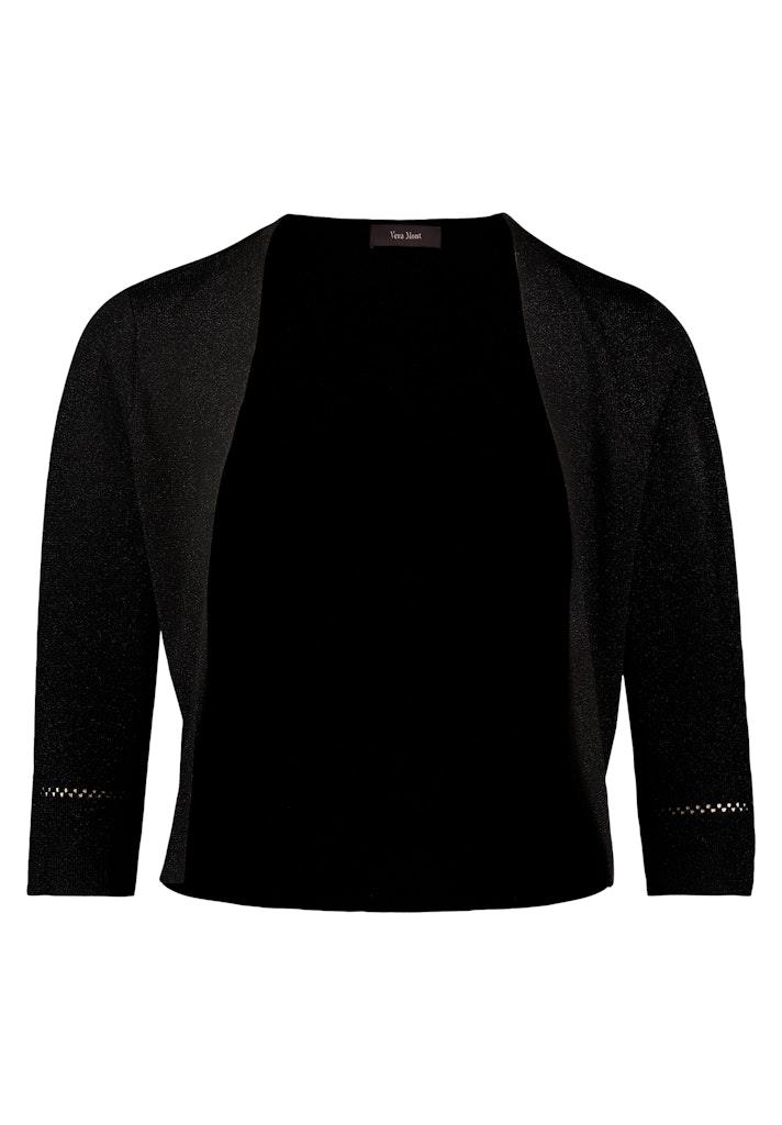 Strickbolero Schwarz L