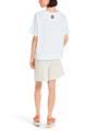 T-Shirt im strukturierten Dessin 42 - White