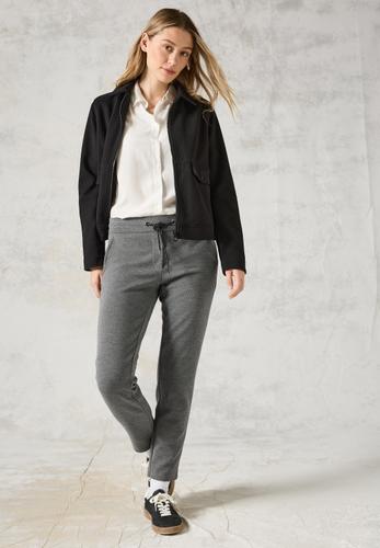Hose im Casual Fit L/28 - Platinum Grey Mel.