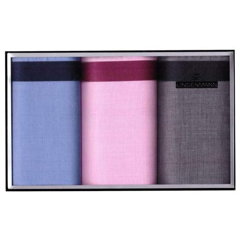 Taschentücher LINDENMANN one size - Blau-rosa-schwarz