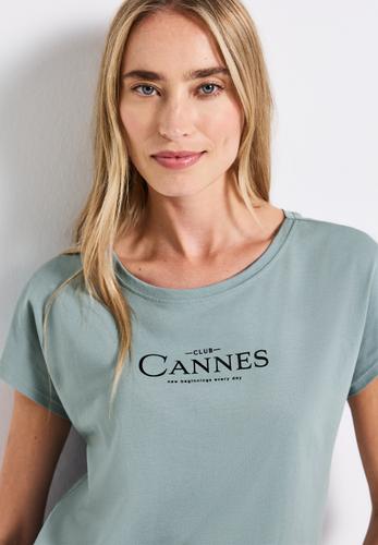 Shirt mit Folien-Wording 38 - Arona Blue