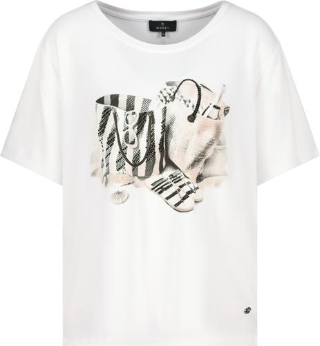 T-Shirt mit Taschenprint 36 - Cream