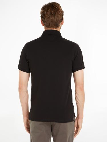 TOMMY HILFIGER Poloshirt »SLIM FIT POLO S/« - Schwarz / M