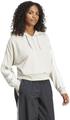 ADIDAS Damen Kapuzensweat Essentials 3-Streifen French Terry Quarter-Zip S in Grau