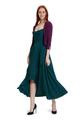 Strickbolero XXL Figurumspielend - Real Purple