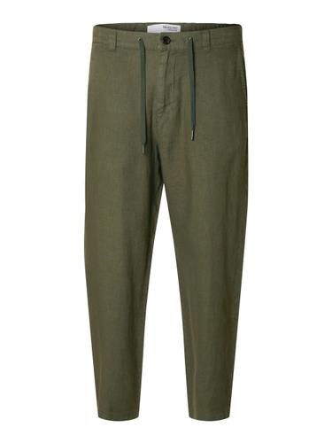 SLH180 RELAXED CROPPED MAGNUS SUN PANT S Locker geschnitten - Forest Night