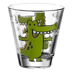LEONARDO Kinderbecher »BAMBINI Krokodil 120 ml«, Glas
