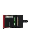 Secrid Kartenetui Portemannaie Miniwallet RFID Schwarz|Rot